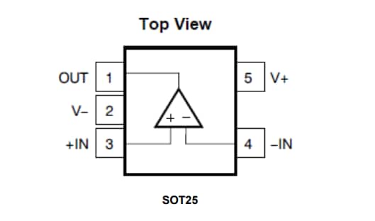 Schaltungsanordnung - Diodes Incorporated AS333Qx Mikropower-CMOS-Operationsverstärker für Fahrzeuge
